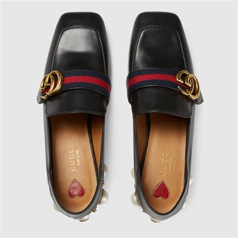 gucci quilted loafers|gucci heeled loafers.